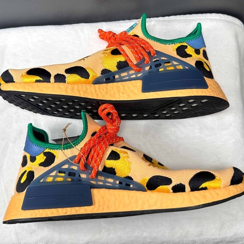 adidas x Pharrell Williams NMD Human Race “Animal Print / Pulse Amber” | 11.5M - Picture 10 of 11